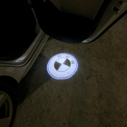 White Black BMW PuddleLights