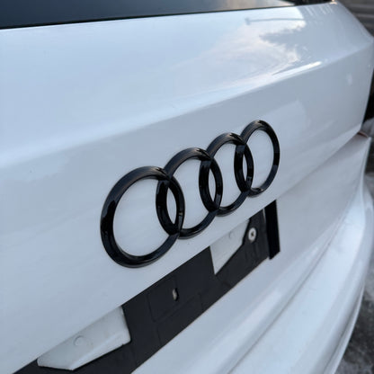 Audi Black Trunk Logo