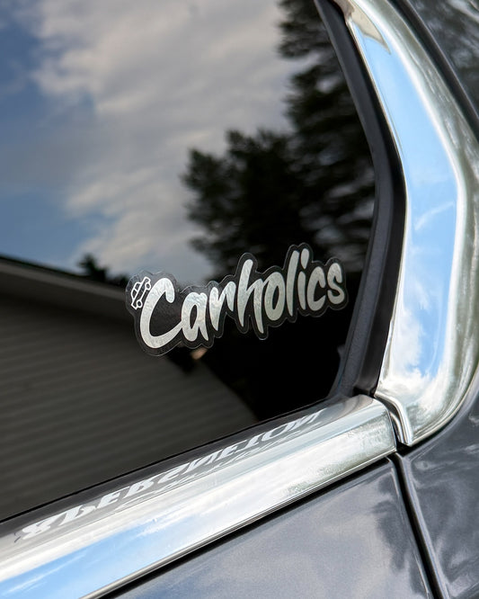 Carholics Silver Sticker
