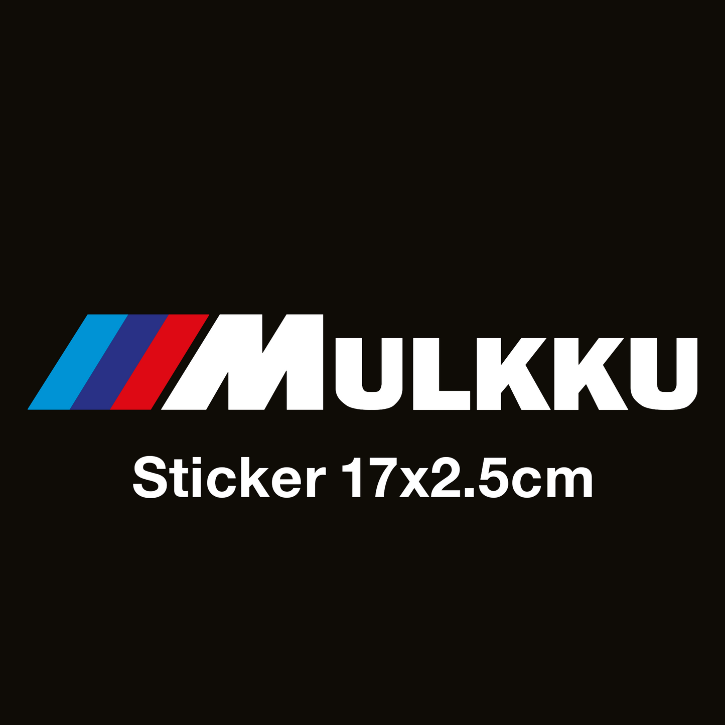 Mulkku Sticker 17x2.5cm